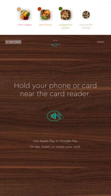 Kiosk Touchscreen UI